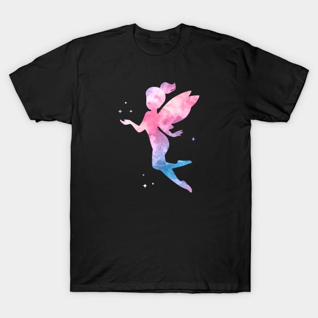 Fairy Watercolor Art FANTASY-1 T-Shirt by itsMePopoi